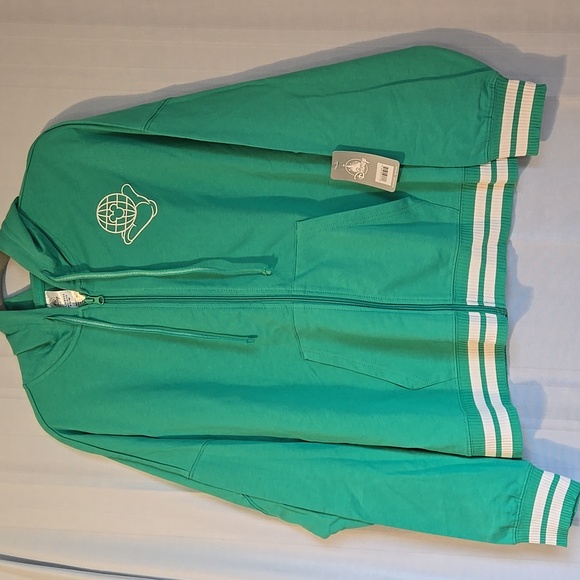 Walt Disney World Adult Green Zip Hoodie Sz XL NWT - Picture 5 of 8